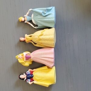 Disney Princess Lot of 4 cake toppers